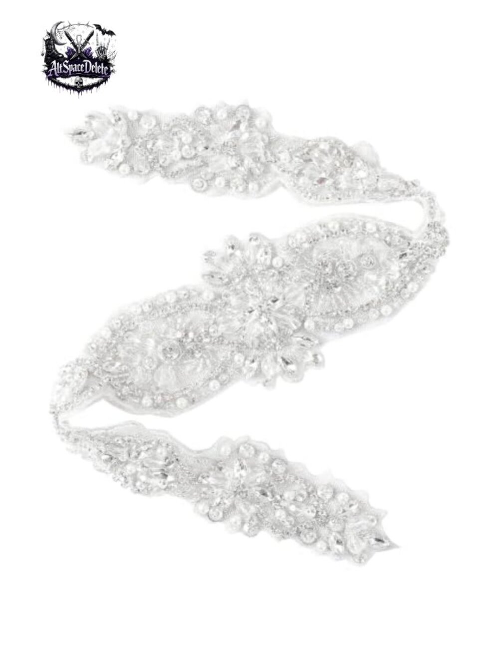 Rhinestone Bridal Belt Wedding Sash for Bride Dress